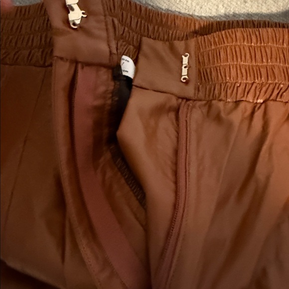 Simonett Women’s Brown Wide Leg Baggy Comma Pants High Rise‎ Medium - Picture 13 of 14